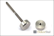 Sklenená matica Bodová montáž ø 25 mm INOX