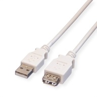Predlžovací kábel USB 2.0 A-A, M/F 3m 480 Mbit/s