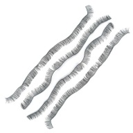 Riasy pre hračky, bábiky, vlákno, čierne, 195x8mm, 4ks