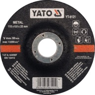 Kovový brúsny kotúč 115x6,0x22 mm YATO