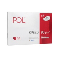 Kancelársky kopírovací papier Polspeed A4 do tlačiarní Biely tuhý 80g/M 500 ks