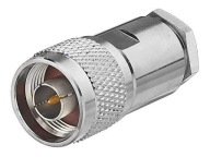 N zástrčka 50Ohm skrútená na kábli RG-58