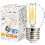 E27 LED žiarovka GUĽA 4W=40W Vlákno 470lm Dekoratívne Bez blikania 4000K