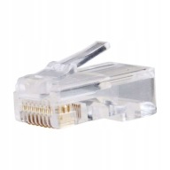 8P8C zástrčky, RJ45 UTP 5e konektory, lankové, 20 ks