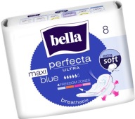 BELLA Hygienické vložky s krídelkami Perfecta Ultra Blue Maxi 8 kusov