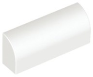 LEGO 6191 BEVER 1x4 okrúhle biele NOVINKA (2g)