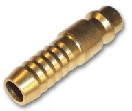 mosadzná zátka s vsuvkou pre 9 mm hadicu