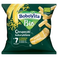 BoboVita Bio Banánové kukuričné ​​lupienky, každá 7 mesiacov. 20 g