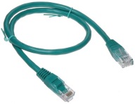 Patchcord RJ45/6/0,5-GREEN 0,5m zelený kat.6