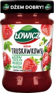 Łowicz jahodový džem, minimum cukrov, 280g