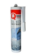 Silikónová biela neutrálna tuba na všeobecné stavebné úpravy Qmar 300 ml