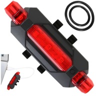 BICYKELOVÁ LAMPA USB LED osvetlenie zadného bicyklového svetla na kufri