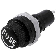 Sklenený držiak poistkovej zásuvky 5x20mm
