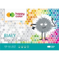 A4 BLOK NA KRESLENIE, BIELY, 100G, 20 LISTOV HAPPY