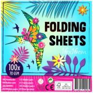 Origami papier 16 x 16 cm 100 listov 70 g/m²