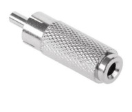 Adaptér JACK 3,5 mono zásuvka / RCA zástrčka cinch (3048