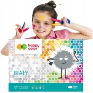 HAPPY FAREBNÝ ŠKOLSKÝ BLOK VÝKRESOVÝ PAPIER A4 BLOK