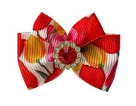 Glamour kvetinová mašľa 4,5 cm KGR003 York vlásenka