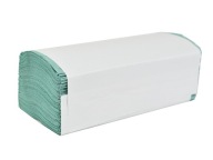 ZZ skladaná papierová utierka DGA Optima, zelený zberový papier, 200 listov