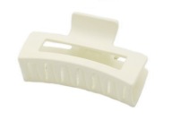 Krémová HAIR CLAMP JAW CAP