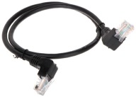 Patchcord RJ45/0,5-KK/B kat.5e čierny 0,5m