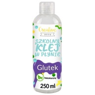 Transparentné tekuté lepidlo na školský sliz na výtvarné práce, 250ml