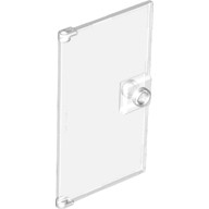 LEGO 60616 DOOR 1x4x6 priehľadná trans NOVÁ (3g)