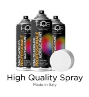 Sprej RAL 9010 matná biela HQS 400ml univerzálny