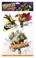 TEENAGE NINJA TURTLES dekorácia na stenu pre deti 3D NÁLEPKY NA STENU
