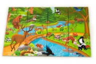 Magnetické puzzle MAGNET FOREST PUZZLE