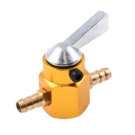 Univerzálny prietokový kohútik 6 mm zlatý Racing Force