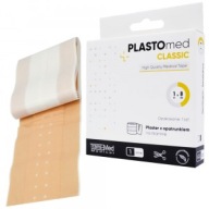 Lepidlo na tkaniny s obväzom PLASTOMED 6x1