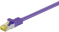 CAT6A S/FTP so sieťovým káblom CAT7 Fialový 0,5 m