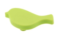 Detský silikónový gombík na nábytok, Green Bird