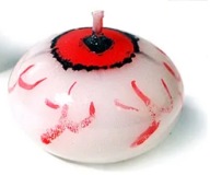 Dekorácia HALLOWEEN - Plávajúca sviečka EYE!