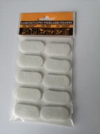 Nábytkové plstené plstené podložky 20x44mm 10ks biele
