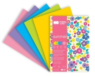 DECO SUMMER blok A5 20k 5 farieb HAPPY COLOR 170 g/m2