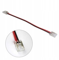 14 cm konektor pre COB LED pásy 8 mm konektorová svorka rýchla montáž, obojstranná