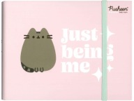 PUSHEEN THE CAT NOTES Na špirále s gumou B6 64 linkovaných stránok CAT Kotek