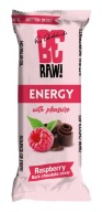 BeRAW! ENERGY Malinová energetická tyčinka v horkej čokoláde 40g