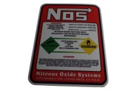 NÁLEPKA NOS NITRO OXIDE SYSTEMS 7,2 x 9,5 cm