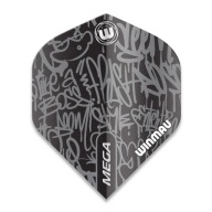 WINMAU MEGA GRAFFITI Šípkové pierko ČIERNA 244