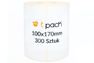 Termoetikety 100x170 300ks 40mm Biela