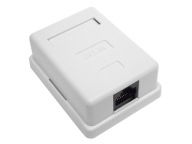 Zásuvka 1x RJ45/8P8C UTP cat.5E povrchové LSA kontakty