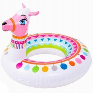 NAFUKOVACIE KOLIESKO PRE DETI ALPACA PLÁŽOVÉ KOLIESKO BIELY BASOVÝ PRUH
