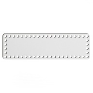 biely základný košík dno 10x34cm HDF obdĺžnik