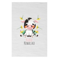 Uterák do škôlky a školy 30x50 + Meno KRAVA