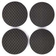 4 okrúhle lepené PENOVÉ PODLOŽKY