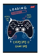 Zápisník A5, 16 listov, mriežka GAMEPAD 9928
