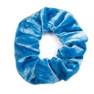 RUB NA VLASY, scrunchies, zamatové froté, TYRKYSOVÁ